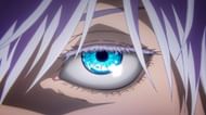 Gojo's six eyes as seen in the anime (Image via MAPPA)